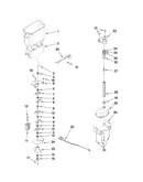 Motor and ice container parts