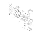 Whirlpool WFW9470WR00 tub and basket parts diagram