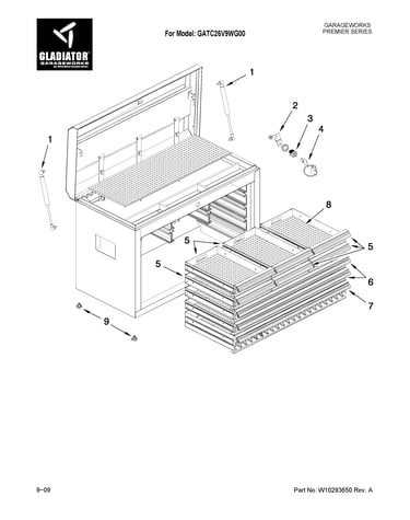 9-drawer 26" tool chest