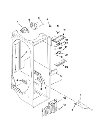 Refrigerator liner parts