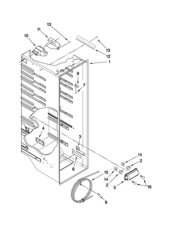 Refrigerator liner parts
