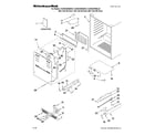 KitchenAid KUWS24RSBL02 cabinet parts diagram