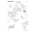KitchenAid KUWO24LSBX02 cabinet parts diagram