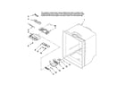 Maytag MB2216PUAW11 refrigerator liner parts diagram