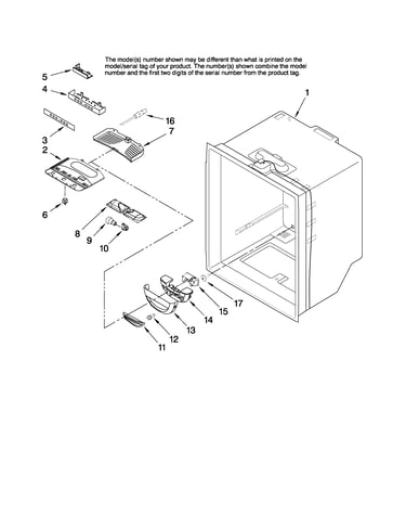 Refrigerator liner parts