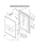 Refrigerator door parts