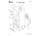 Amana ABB2227VEW1 cabinet parts diagram