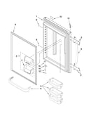 Refrigerator door parts