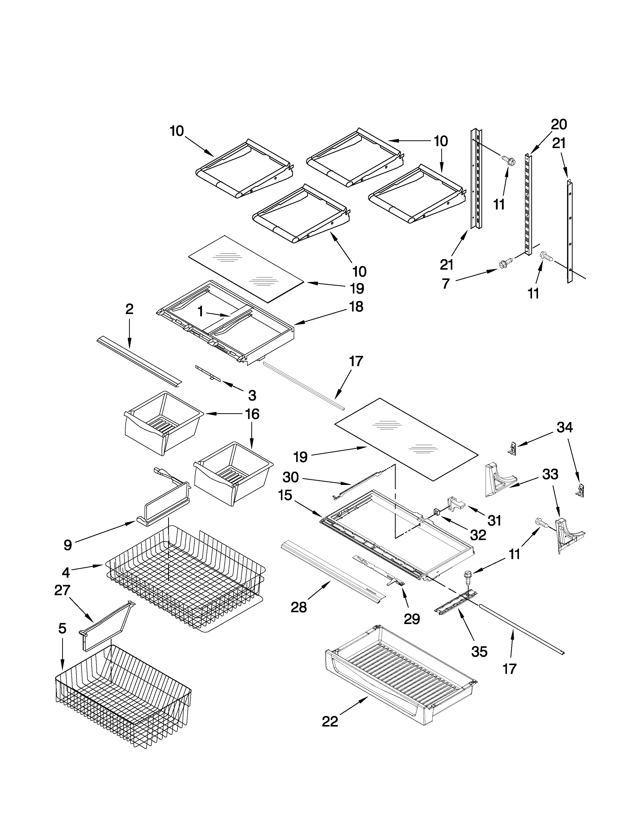 SHELF PARTS