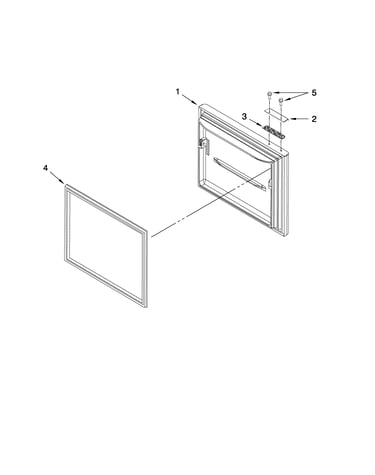 Freezer door parts