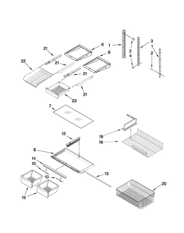 Shelf parts