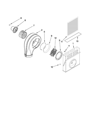 Blower unit parts