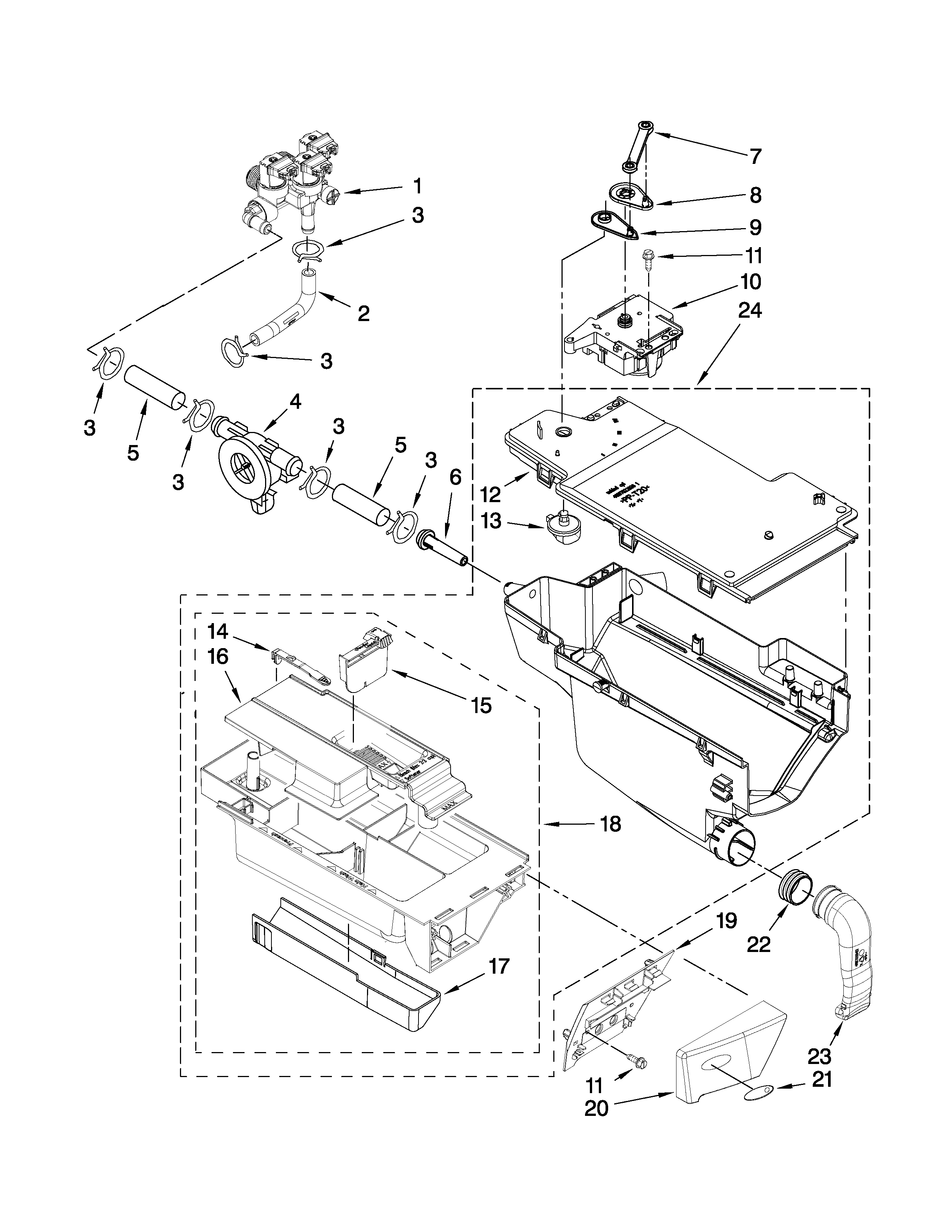 DISPENSER PARTS