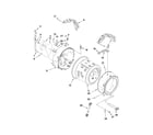 Whirlpool WFW9500TW03 tub and basket parts diagram