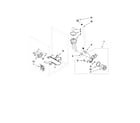 Whirlpool WFW9500TW03 pump and motor parts diagram