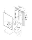 Refrigerator door parts