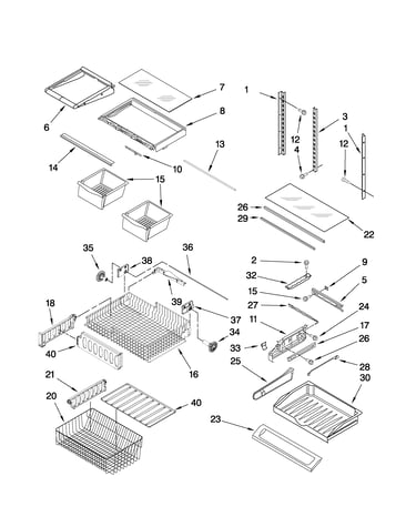 Shelf parts