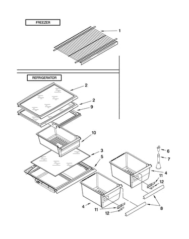 Shelf parts