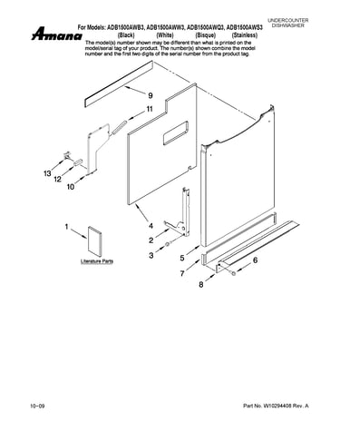 Door and panel parts