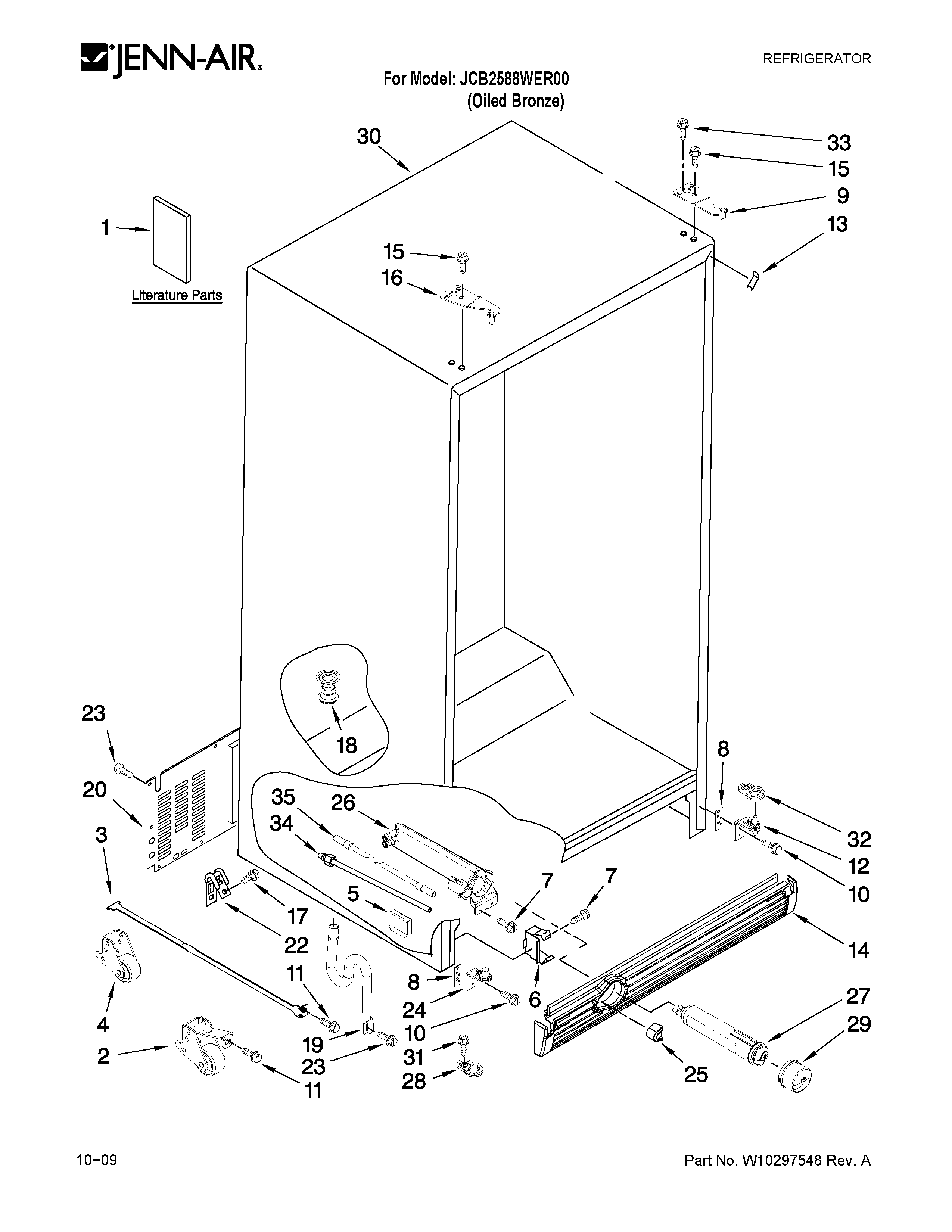 Cabinet parts