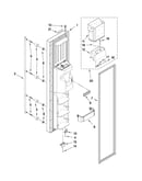 Freezer door parts
