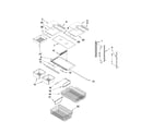 Amana ABR2222FES4 shelf parts diagram