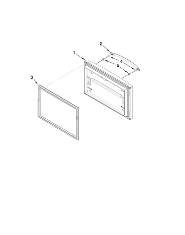 Freezer door parts