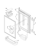 Refrigerator door parts