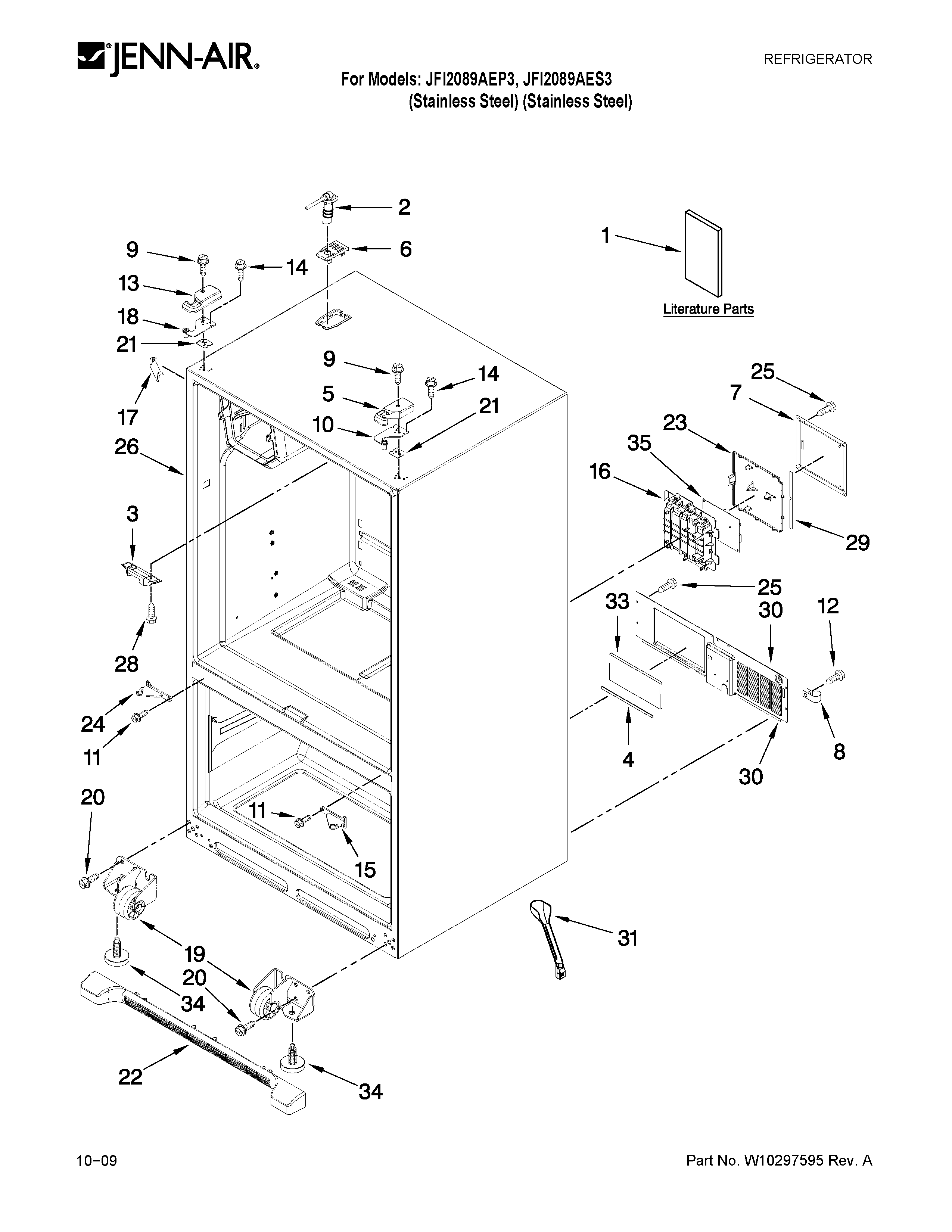 Cabinet parts