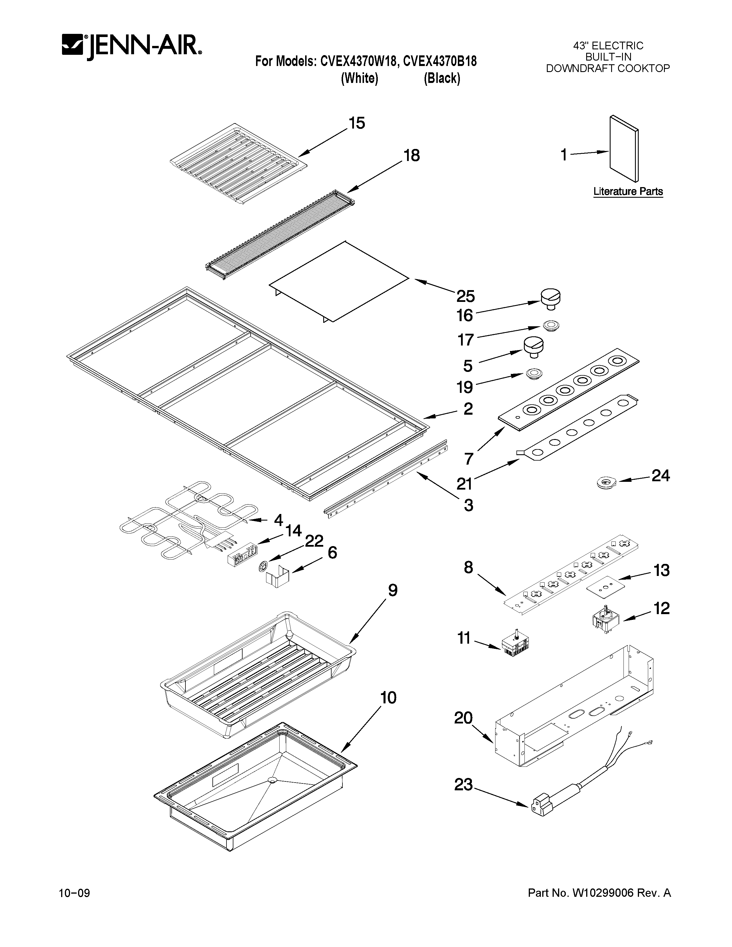 Cooktop parts
