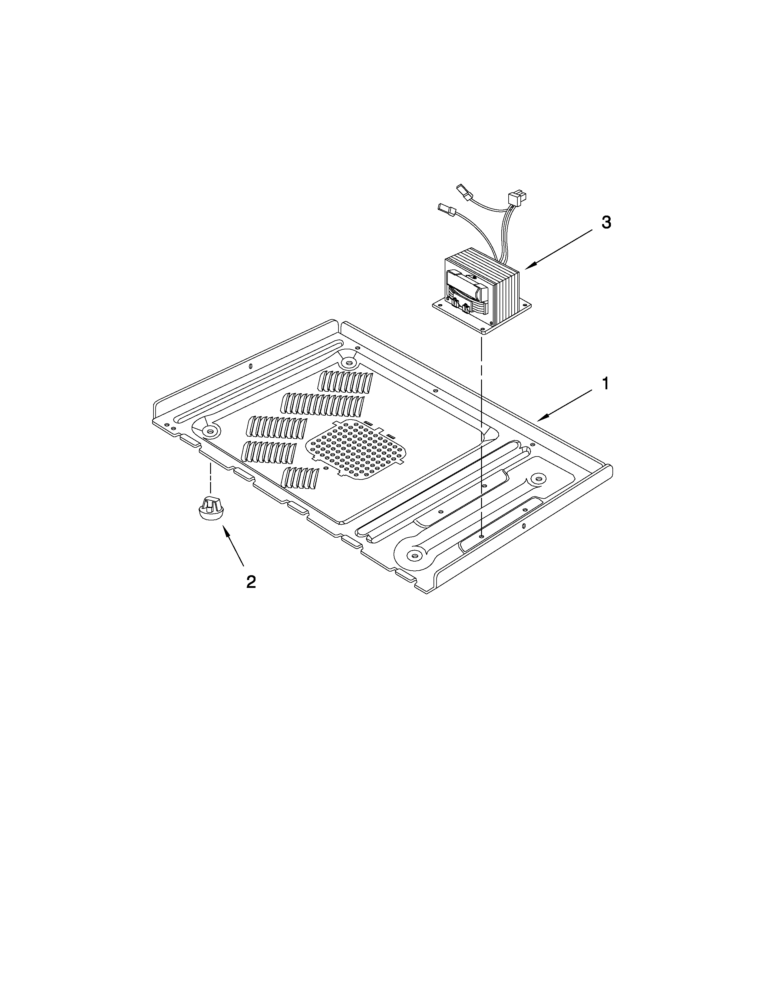 Microwave base plate parts