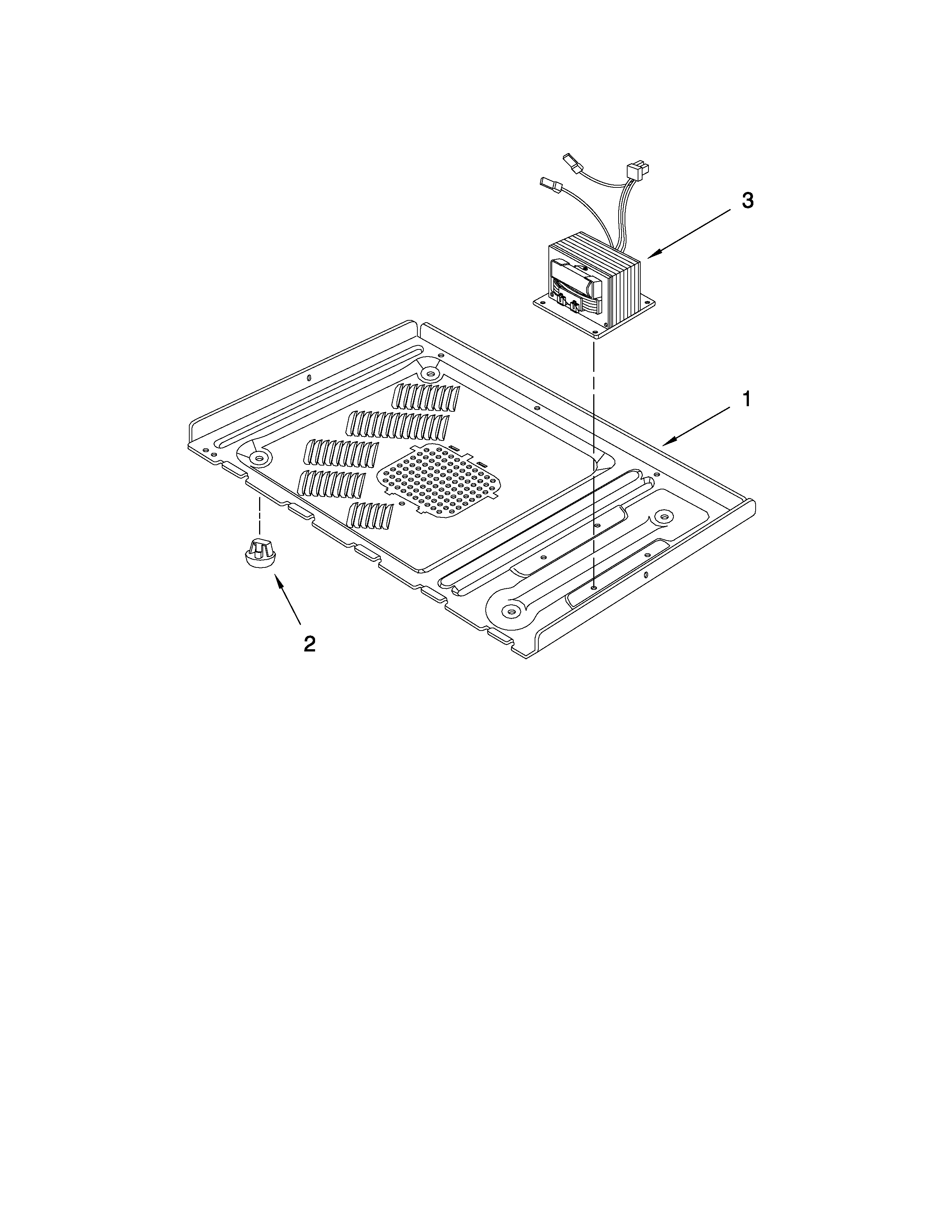 MICROWAVE BASE PLATE PARTS