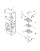 Freezer liner parts
