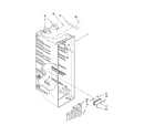 Whirlpool ED5LDEXWB00 refrigerator liner parts diagram