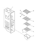 Freezer liner parts