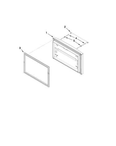 Freezer door parts