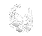 Ikea IX5HHEXWS01 shelf parts diagram