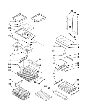 Shelf parts