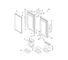 KitchenAid KBFS20EVMS2 refrigerator door parts diagram