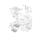 KitchenAid KBFS20EVMS2 shelf parts diagram