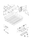 Upper rack and track parts