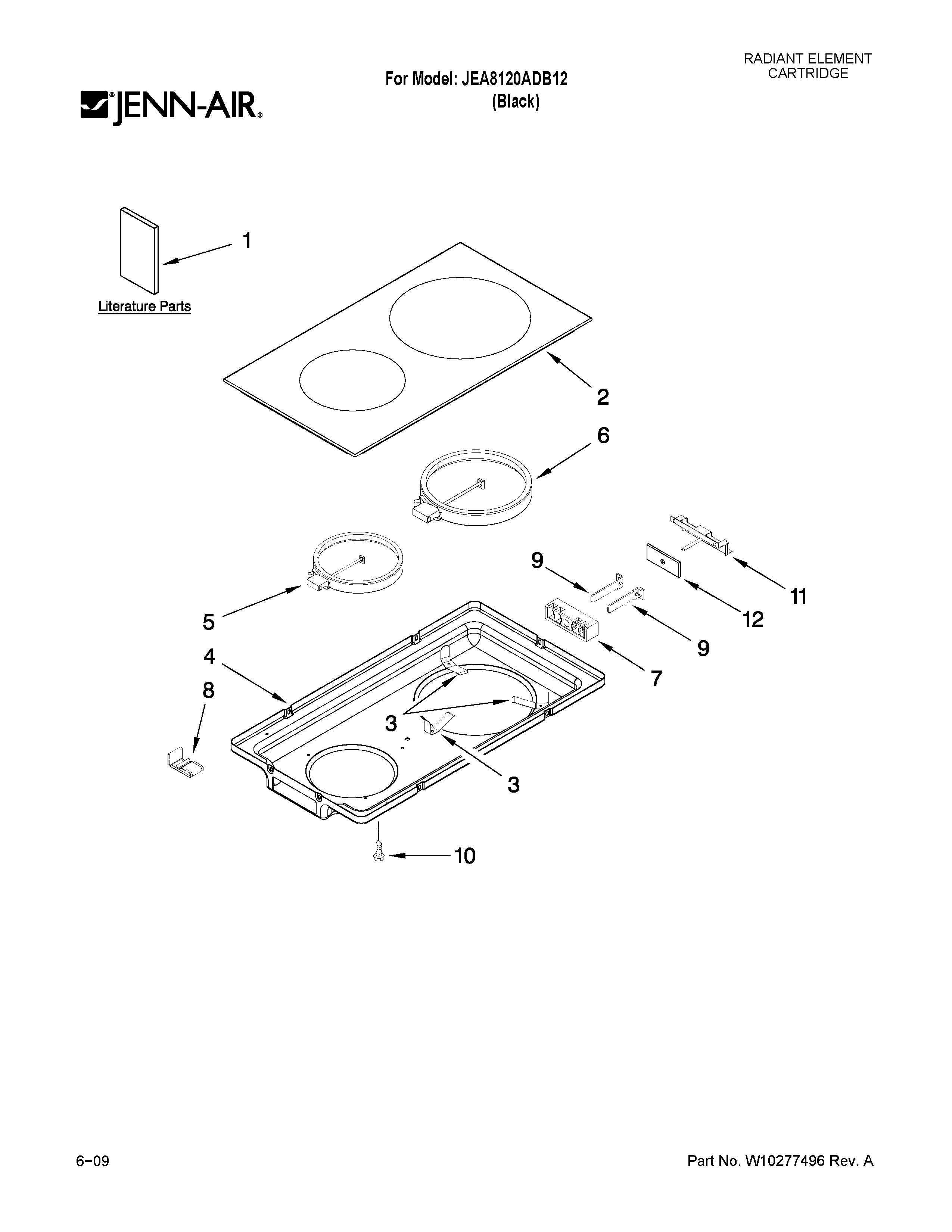 Glass cartridge