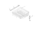 Maytag MDBH989AWW3 upper rack and track parts diagram