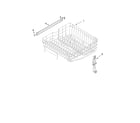 Maytag MDBH979AWW3 upper rack and track parts diagram