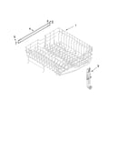 Upper rack and track parts
