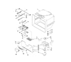 Maytag MBR2256KES4 freezer liner parts diagram