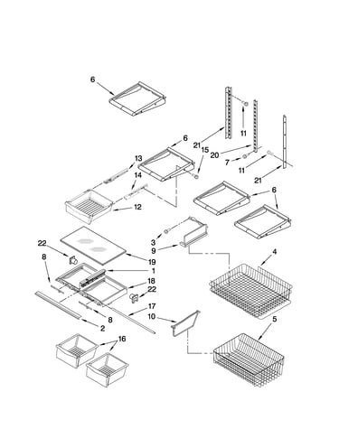 Shelf parts