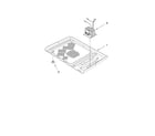 Jenn-Air JMW8330DAB15 microwave base plate parts diagram