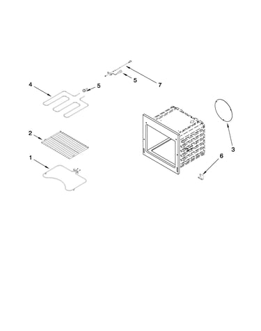 Internal oven parts