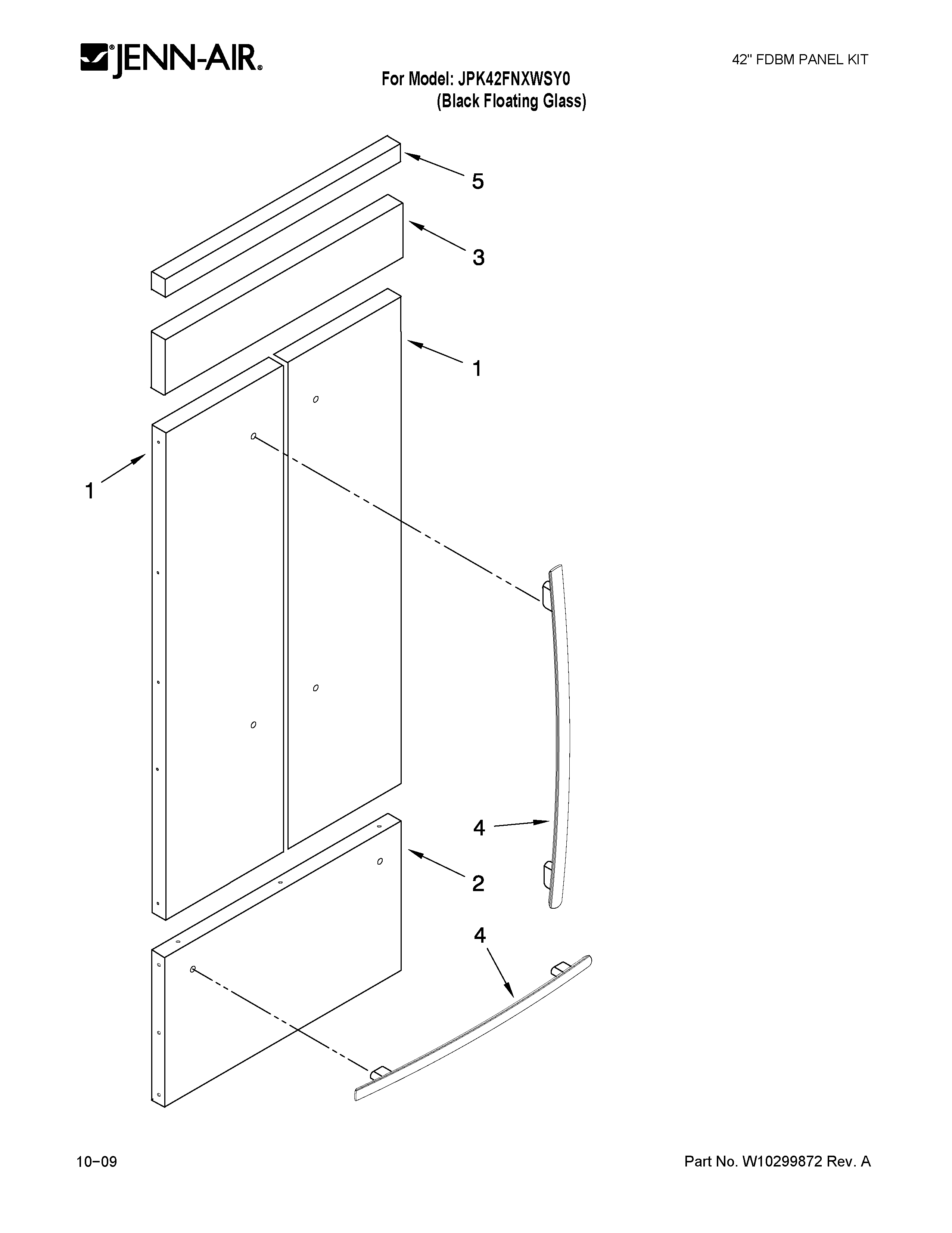 Panel kit parts